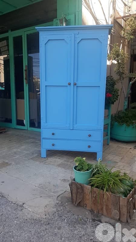 wardrobe with shelves 2