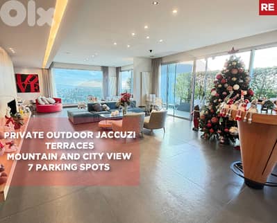 Terraces, Mountain and City View, achrafieh/الأشرفية REF#RE130882