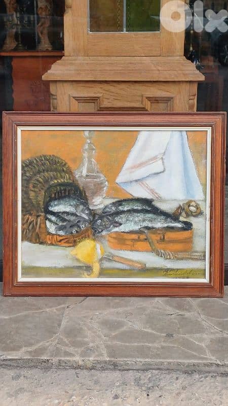 لوحة رسم زيتي اوروبية 2