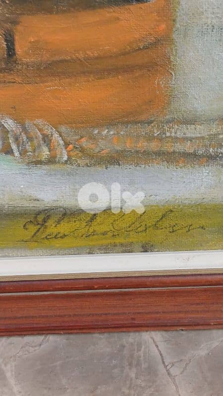 لوحة رسم زيتي اوروبية 6