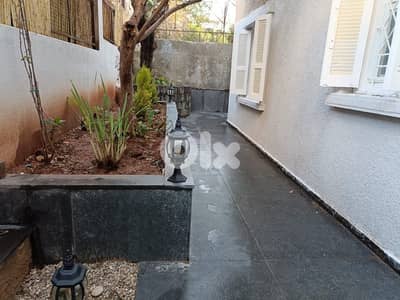 Ground floor 130m 2Bedroom+180m Terrace furnished Hazmieh Baabda