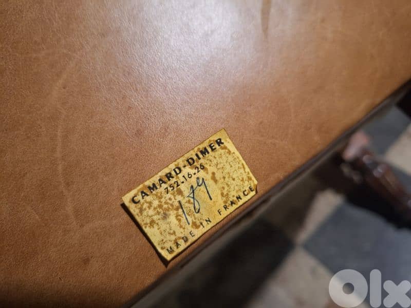 two pieces of chairs genuine leather original 4