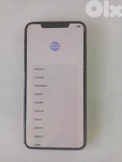 iphone 11 promax 256gb gold battery 75%