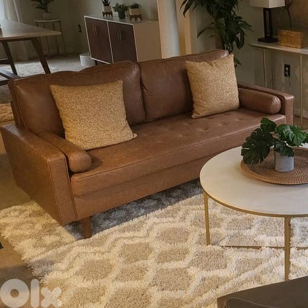 leather brown sofa 2