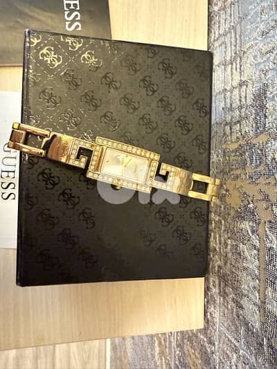 guess gold watch new with box from abc