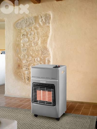 Delonghi Gas Heater Grey