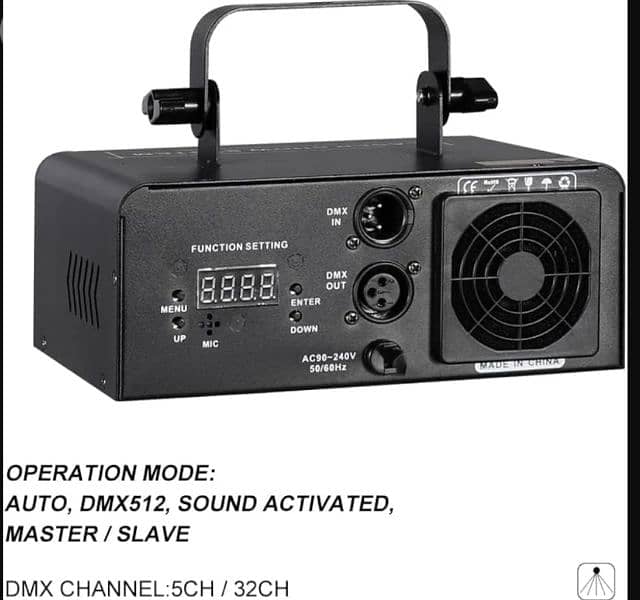 RGB Animated Disco Party LightLED Stage Projection with DMX 10CH , 3