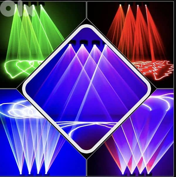 RGB Animated Disco Party LightLED Stage Projection with DMX 10CH , 5