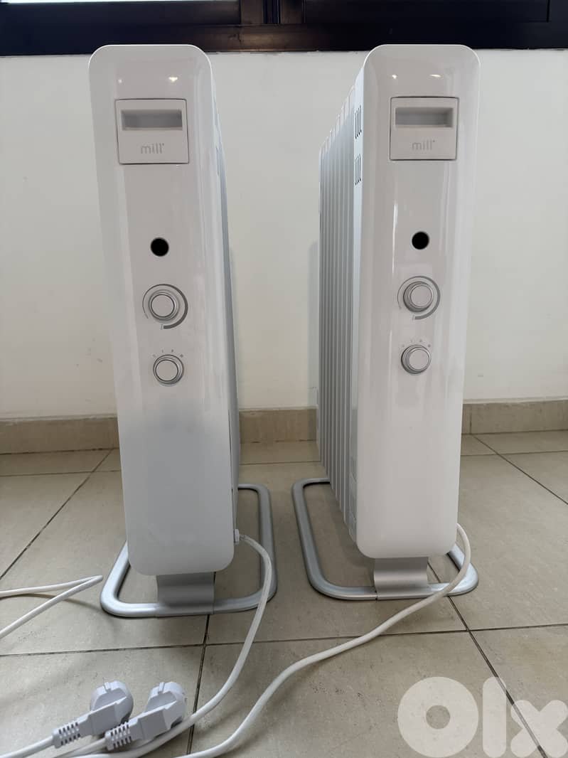 Two Mill 2000 W Oil Filled Radiator / Heater 1