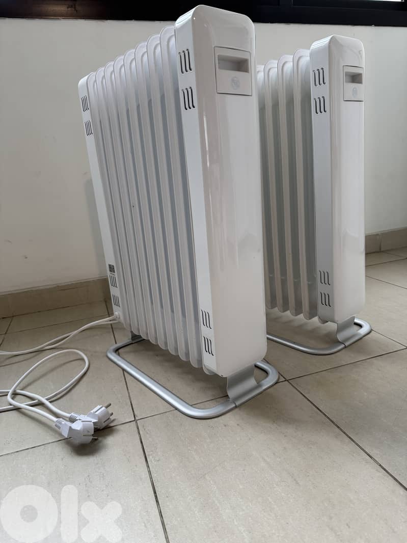 Two Mill 2000 W Oil Filled Radiator / Heater 2