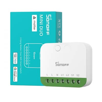SONOFF MINI DUO 2-Gang WiFi Smart Switch MINI-2GS