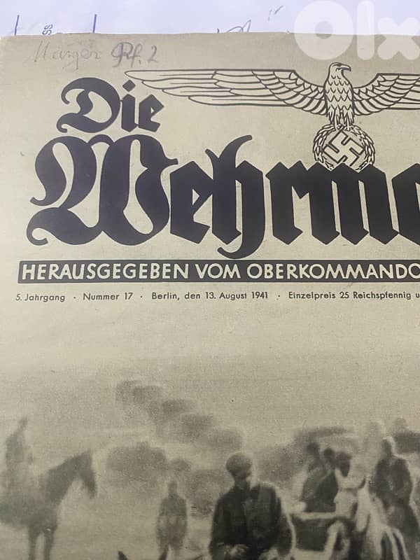 مجلة الماني نازي  سنة ١٩٤١ تعرض خرائط وصور معارك الحرب العالمية الثاني 1