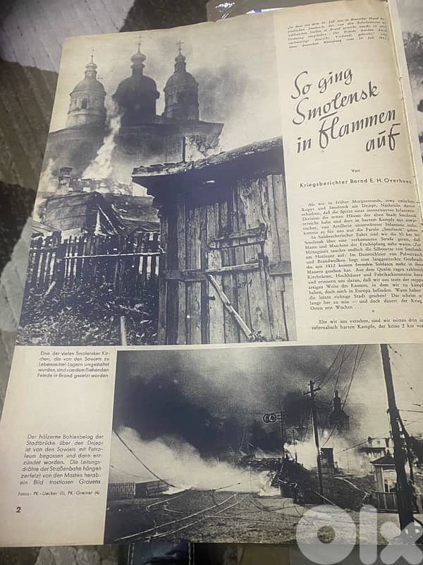 مجلة الماني نازي  سنة ١٩٤١ تعرض خرائط وصور معارك الحرب العالمية الثاني 6