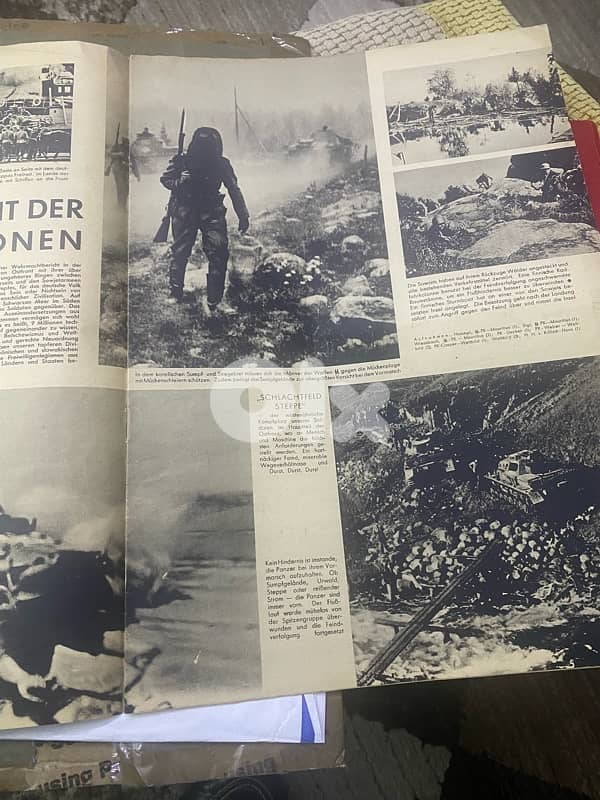 مجلة الماني نازي  سنة ١٩٤١ تعرض خرائط وصور معارك الحرب العالمية الثاني 8