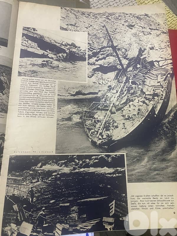 مجلة الماني نازي  سنة ١٩٤١ تعرض خرائط وصور معارك الحرب العالمية الثاني 9