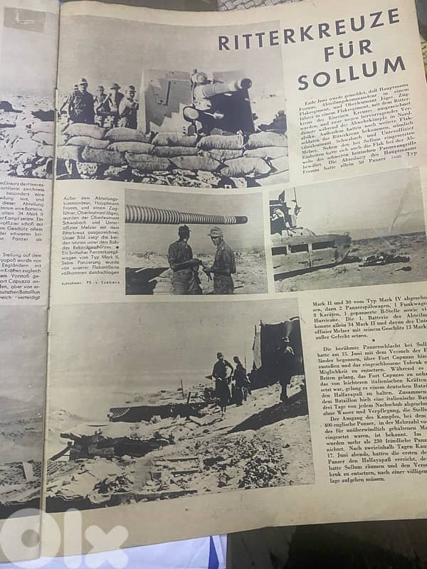 مجلة الماني نازي  سنة ١٩٤١ تعرض خرائط وصور معارك الحرب العالمية الثاني 10