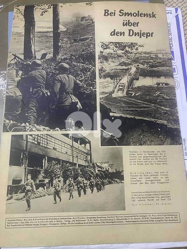 مجلة الماني نازي  سنة ١٩٤١ تعرض خرائط وصور معارك الحرب العالمية الثاني 12