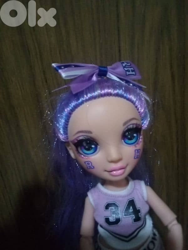 CHEER VIOLET WILLOW RAINBOW HIGH Great doll+complete wears+shoes=45$ 4