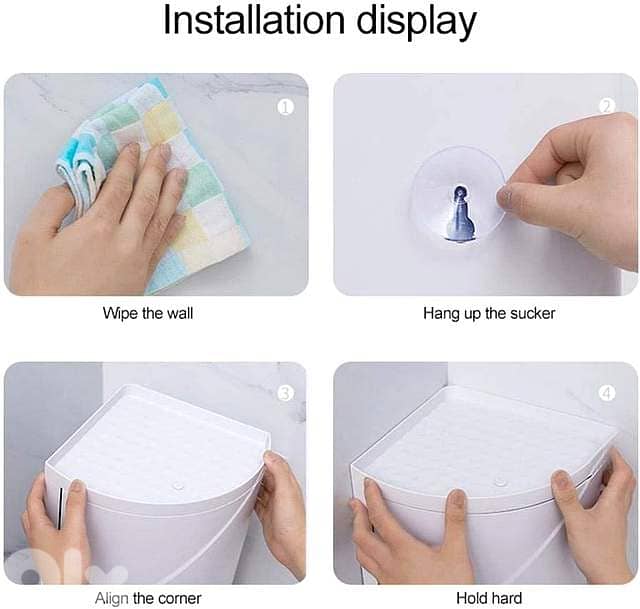 360° Vanity Corner Organizer Capsule – Dustproof Skincare Cabinet 6