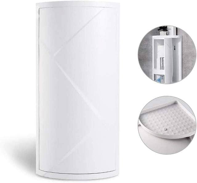 360° Vanity Corner Organizer Capsule – Dustproof Skincare Cabinet 9
