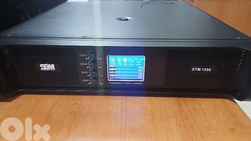 amplifier 4ch 4800w new in box 1