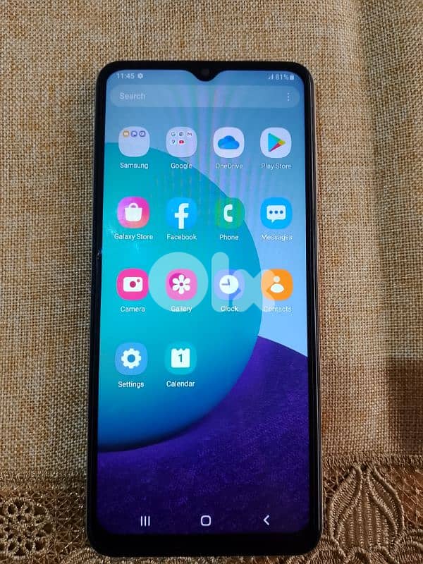 تلفون ماركة Samsung A02 معو 2 كفرات مستعمل نضيف السعر 80$ 5