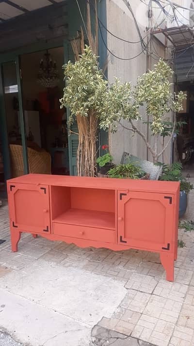 rustic tv cabinet
