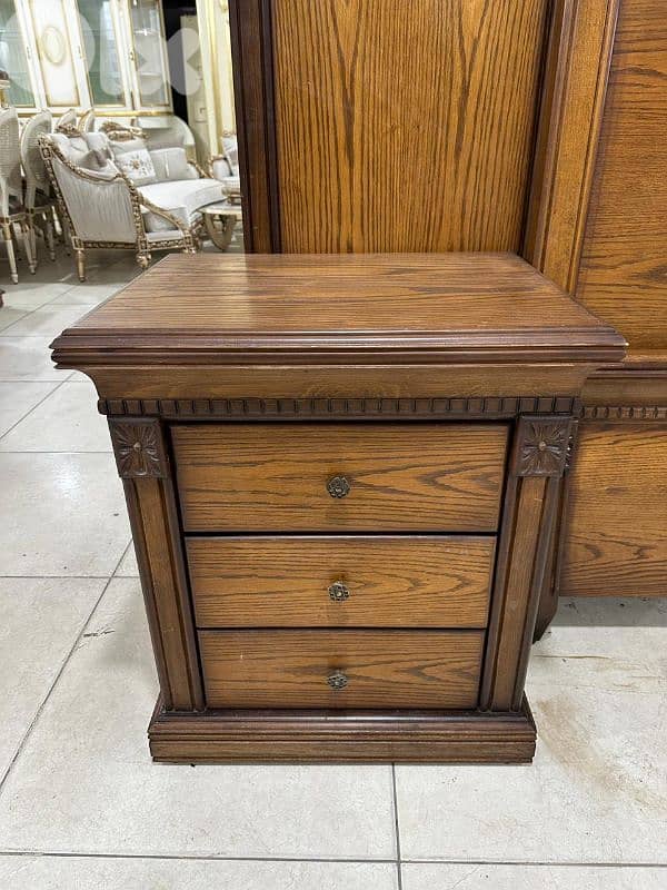 اوضة نوم ملكية خشب زان ولاتي كلا ملبسة قشرة سنديان 5