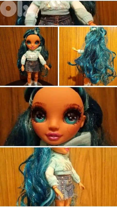 SKYLER BRADSHAW JUNIOR/smaller RAINBOW HIGH posable great doll=37$ 1