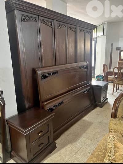 اوضة نوم خشب زان ولاتي كلا ملبسة قشرة زان