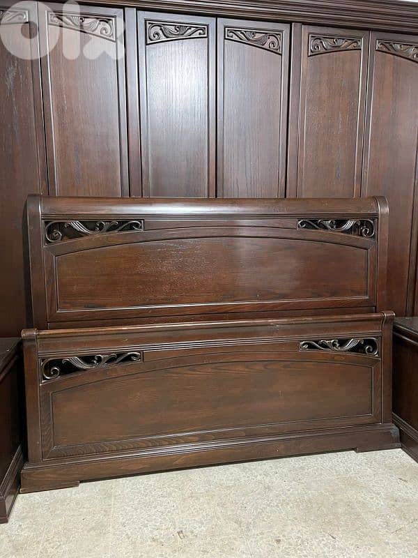 اوضة نوم خشب زان ولاتي كلا ملبسة قشرة زان 5