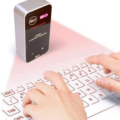 Portable Laser Projection Keyboard – Bluetooth QWERTY for Phone/Tablet