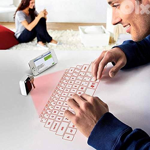 Portable Laser Projection Keyboard – Bluetooth QWERTY for Phone/Tablet 1