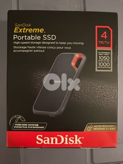 SanDisk 1TB Extreme Portable SSD Up to 1050MB/s USB C, USB 3.2