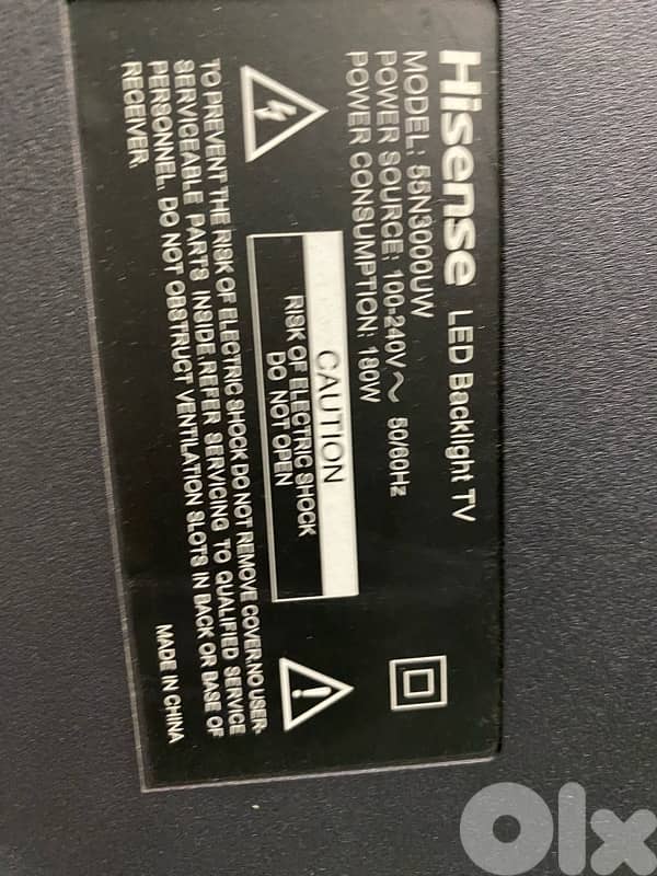 Hisense tv 55 inch not smart 1