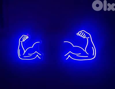 neon accessories for a gym