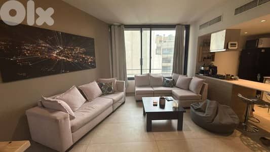 Furnished Sunny one bedroom apartment for rent in Achrafieh.