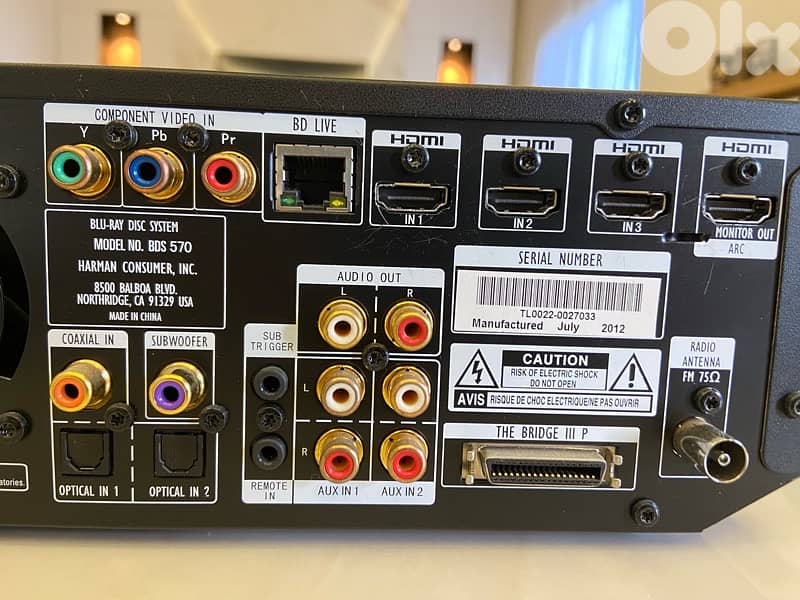 Harman Kardon Home Theater 5.1 - Excellent Condition 4