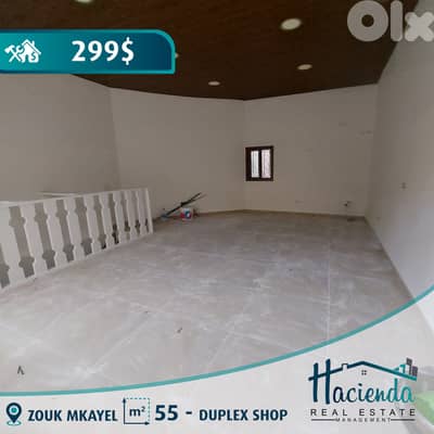 Duplex Shop For Rent In Zouk Mkayel