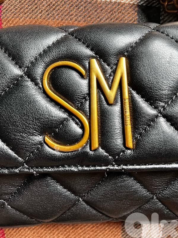 STEVE MADDEN quilted chain cross bag -new in tag 5