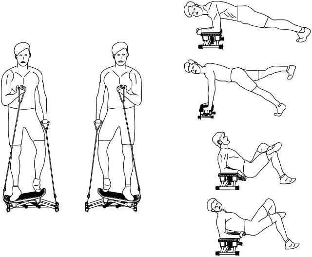 SharpBody Shapeboard – Balance Trainer w/ Resistance Bands & Poles 4