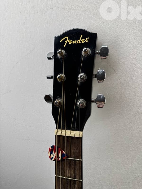 Fendor Acoustic Guitar - Black (Free guitar pick, bag, and strings) 2