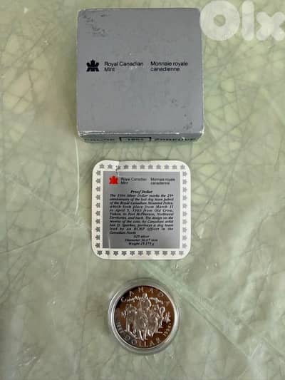 Beautiful Silver Coin in box with Certificate