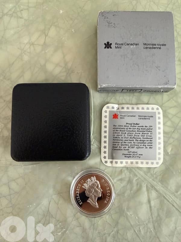 Beautiful Silver Coin in box with Certificate 1