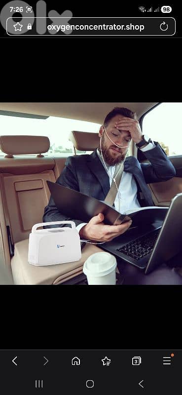 VARON 3L Continuous Flow Portable Oxygen Concentrator NT-03 6