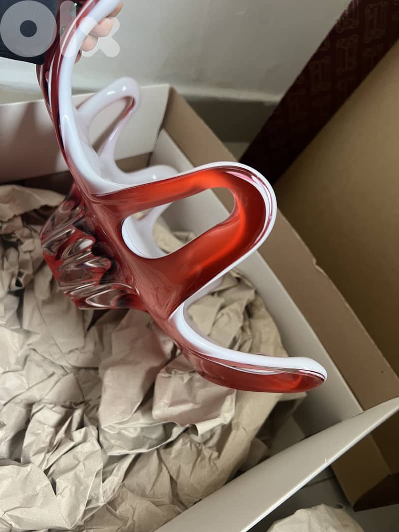 Vintage Czech Bohemian Crystal Bowl/Egermann, Czechoslovakia, 1970's 2