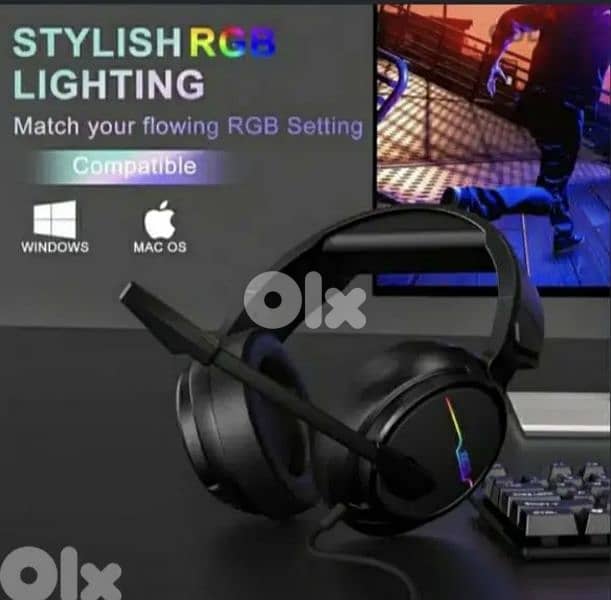 Jeecoo V20U USB Pro Gaming Headset /4$delivery 3