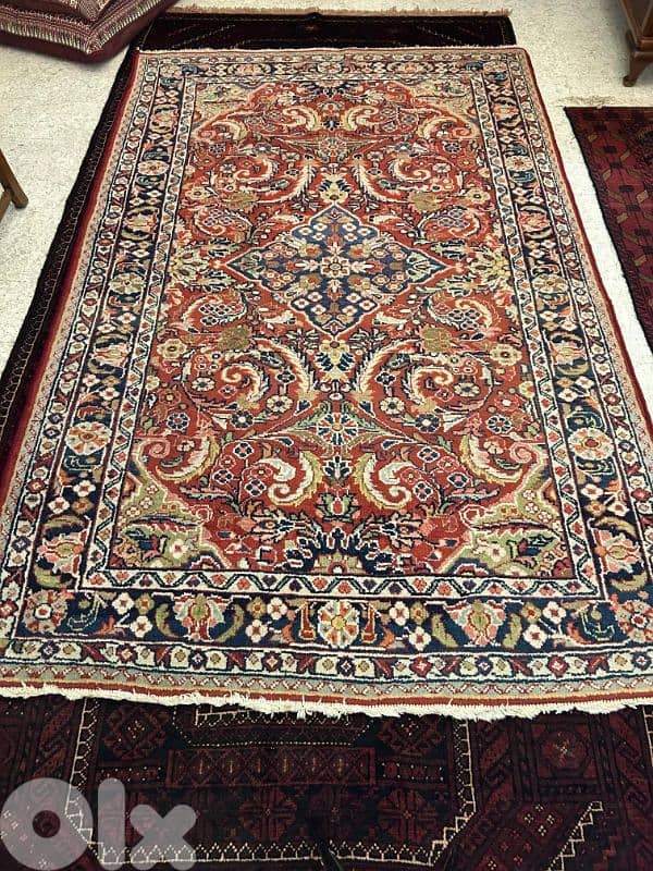 سجادة عجمي اصفهان انتيك 1