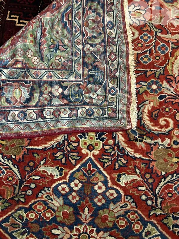 سجادة عجمي اصفهان انتيك 2