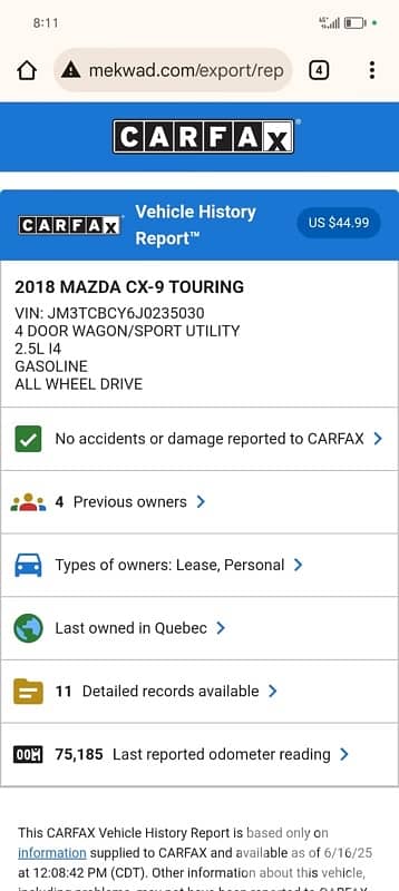 Mazda CX-9 2018